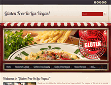 Tablet Screenshot of glutenfreeinlasvegas.com